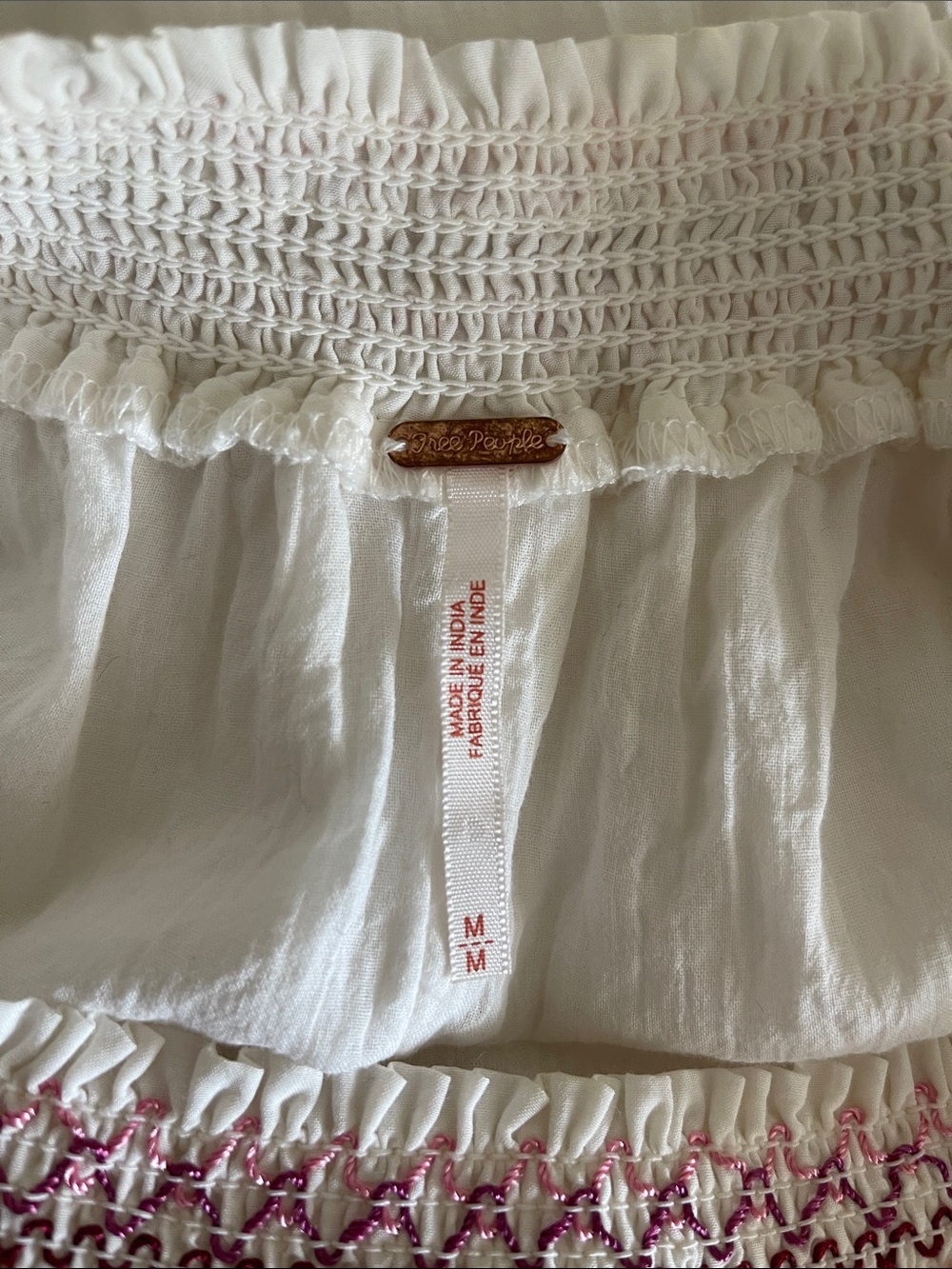 Free People embroidered off the shoulder dress - Picture 4 of 5